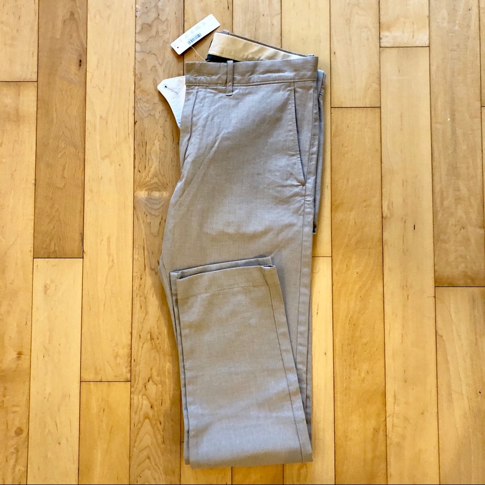 NWT JCrew Slim-fit Chino Stretch beige pants